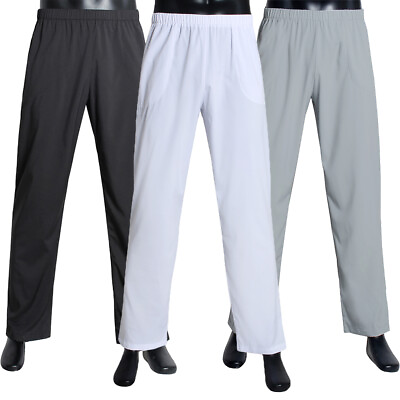 #ad Mens Long Pants Muslim Islamic Clothing Casual Thobe Pajamas Wear Arab New Comfy $12.99