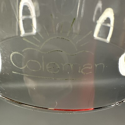 #ad Vintage Coleman Lantern Pyrex Sunshine Globe From a 1951 228E 220D 220E 228D $29.49
