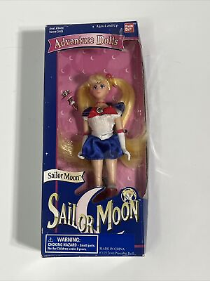#ad Sailor Moon Bandai Adventure Poseable Doll 6quot; Vintage 1995 SEALED #3401 New $23.99