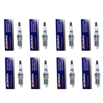 #ad AC Delco Platinum Spark Plug Set of 8 FOR LS1 LS2 LS3 LS6 L99 ENGINES $57.00