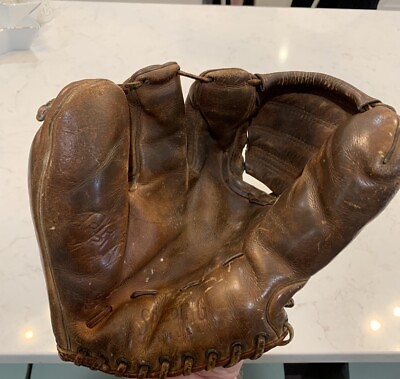 #ad Vintage Spalding Form Pocket Baseball Glove 1950#x27;s Era Triple Play $49.99