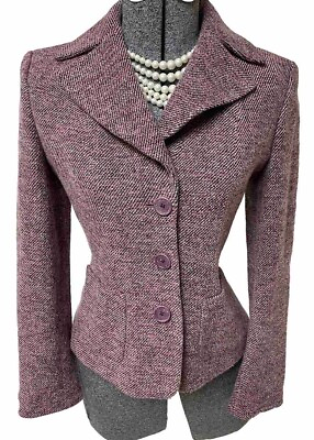 #ad Ann Taylor Blazer Size 2 NEW Wool Silk Blend Pockets Executive Suit Separates $29.99