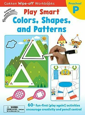 #ad Play Smart Ser.: Play Smart Colors Shapes and Patterns : Wipe Off Workbook... $23.00