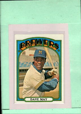 #ad 1972 Topps #549 Dave May NM Brewers ID:49869 $3.29