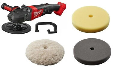 #ad Milwaukee 2738 20 M18 FUEL 7” Auto Polisher with Wool Pad and Finishing pads $289.00