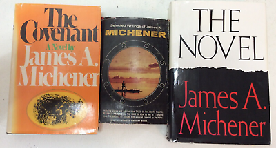 #ad James A. Michener 3 bk lot The Covenant The Novel and Selected Writings $6.99