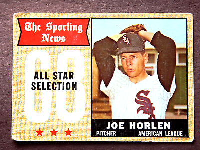 #ad Joe Horlen AS #377 Topps 1968 Baseball Card Chicago White Sox G $2.49
