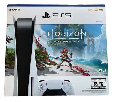 #ad Sony PlayStation 5 Disc Blue Ray Console Horizon Forbidden Bundle NEW $550.00