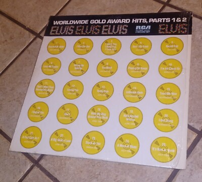 #ad Elvis Presley Worldwide Gold Award GREATEST Hits Parts 1 amp; 2 1974 Shrink R213690 $8.99