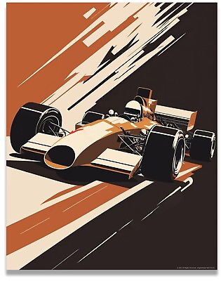 #ad F1 Racing 11x14 Poster Formula 1 Wall Art Premium Print High Speed Action $9.95