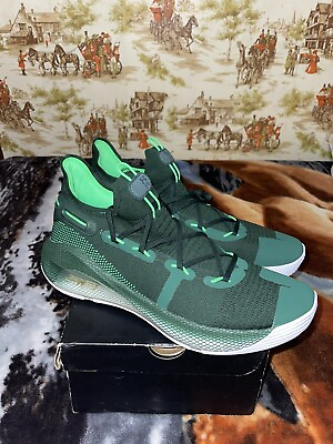 #ad Size 15 Under Armour Curry 6 Team Forest Green 3022893 306 $160.00