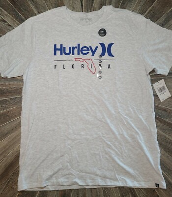 #ad New Hurley Men#x27;s Size XL OAO Florida Premium SS Shirt $14.99