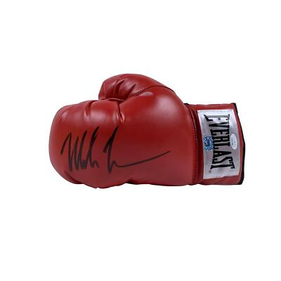 #ad Mike Tyson Signed Everlast Red Boxing Glove Autographed JSA COA $279.99