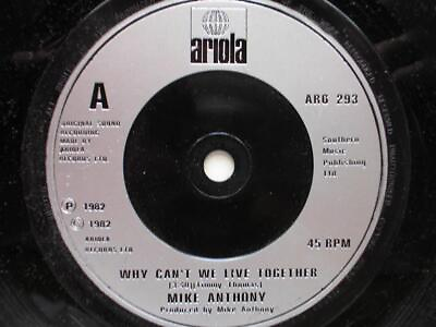 #ad Mike Anthony Why Can#x27;t We Live Together 7quot; Ariola ARO293 EX 1982 Why Can#x27;t We L GBP 7.50