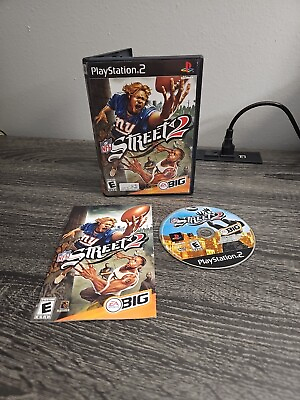 #ad #ad NFL Street 2 Sony PlayStation 2 PS2 Complete w Manual CIB Black Label Tested $32.97