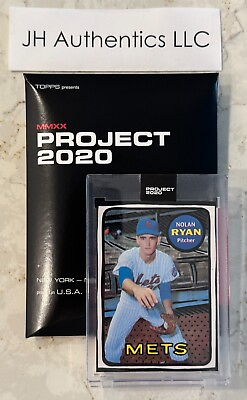 #ad ⚡FAST SHIP⚡ TOPPS PROJECT 2020 #87 NOLAN RYAN 1969 BY JOSHUA VIDES NEW YORK METS $8.99