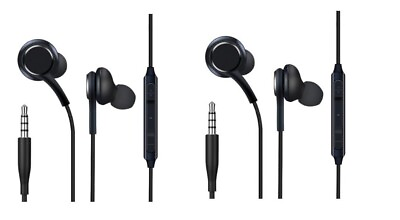 #ad 2x 3.5MM Headphones Headset Earphone For Samsung Galaxy S8 A14 5G earphone $8.99