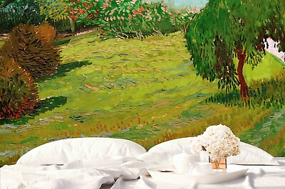 #ad 3D Sunny Lawn Park Wallpaper Wall Mural Removable Self adhesive 124 AU $299.99