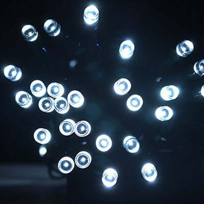 #ad Christmas Solar Powered LED String Light 7.7 m with 60 LED light 2 PCS White $24.92