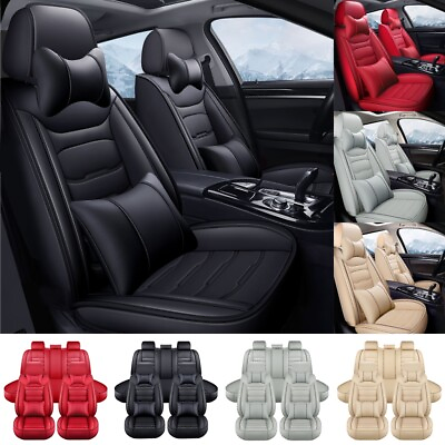 #ad For Hyundai Tucson Accent Sonata Elantra Premium PU Leather Auto Car Seat Covers $56.90