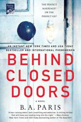 #ad Behind Closed Doors: A Novel Paperback By Paris B. A. ACCEPTABLE $5.10