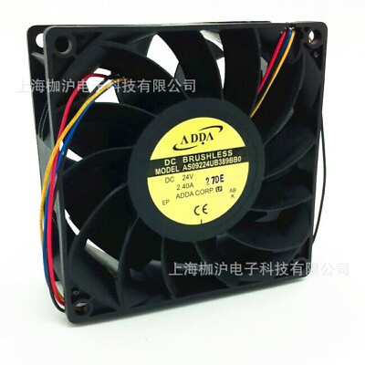 #ad 1pcs 24V 4 wire PWM function Cooling fan AS09224UB389BB0 9238 $74.29