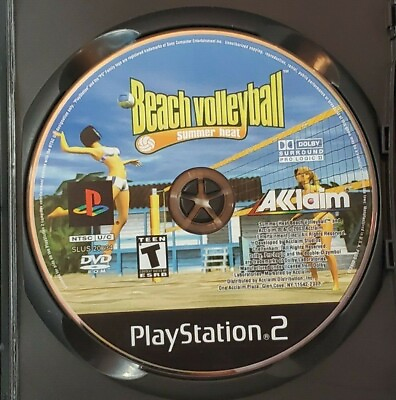 #ad RARE Sony PlayStation 2 PS2 Summer Heat Beach Volleyball Game DISC ONLY *see pic $19.99