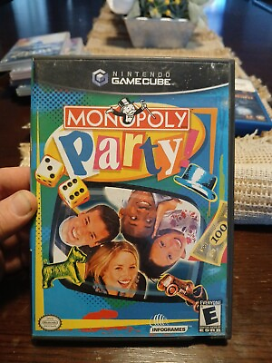 #ad Monopoly Party Nintendo Game Cube 2002 Complete $10.00