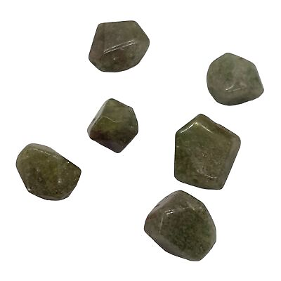 #ad Apatite Misty Apple Green Nugget Beads 10x7x8mm to 16x11x7mm 6 Beads $19.99
