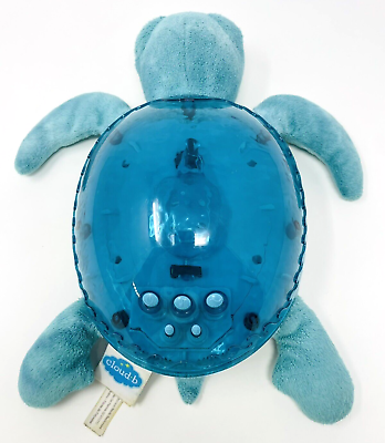 #ad Cloud B Tranquil Sea Turtle Aqua Blue Nightlight White Ocean Noise Musical $47.49