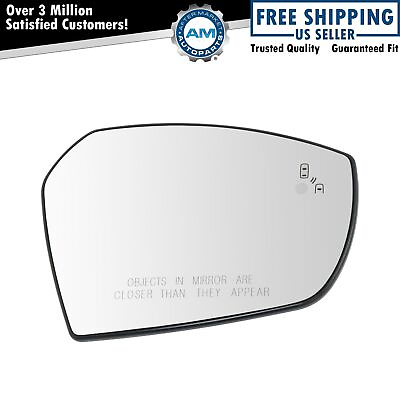#ad Mirror Glass Blind Spot Indicator Heated Passenger Side Right RH for Ford Escape $43.22