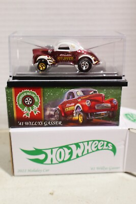 #ad Hot Wheels Red Line Club 2022 Holiday Car #x27;41 Willys Gasser $29.99