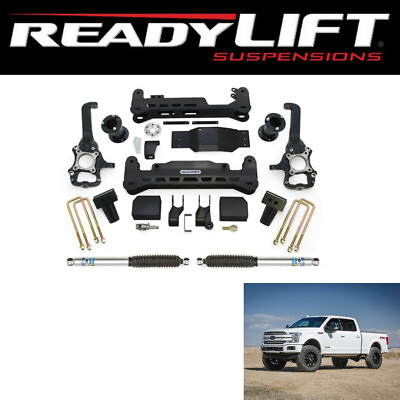 #ad ReadyLIFT® 7quot; Lift Kit w Bilstein Rear Shocks for 2015 2020 F150 4WD 44 2576 $1899.95