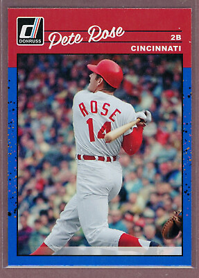 #ad 2023 Donruss Baseball Retro 1990 Holo Blue #259 Pete Rose Reds $3.58