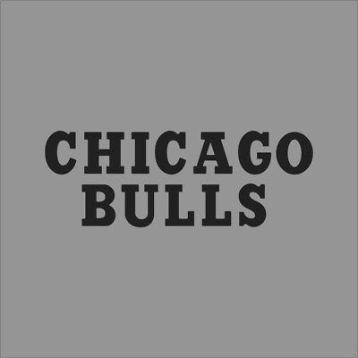 #ad Chicago Bulls #4 NBA Team Pro Sports Vinyl Sticker Decal Car Window Wall $14.85