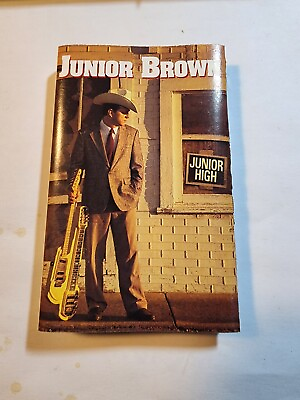 #ad Junior High by Junior Brown Cassette Jul 1995 Curb VG EX CS17 $10.00