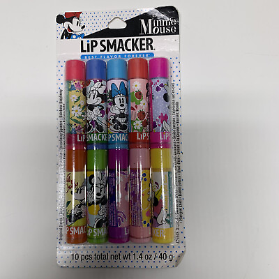#ad Disney Minnie Mouse Lip Balm 10 Piece Flavored $12.59