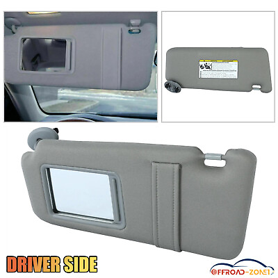 #ad #ad Gray Left Driver Side Sun Visor Sunshade Without Sunroof For Toyota Camry 07 11 $17.14