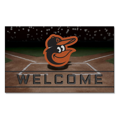 #ad Baltimore Orioles Crumb Rubber Door Mat $26.64
