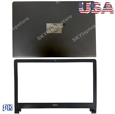 #ad New For Dell Inspiron 15 3565 3567 15.6quot; LCD BACK Lid COVER amp; Front Bezel 0VJW69 $42.50