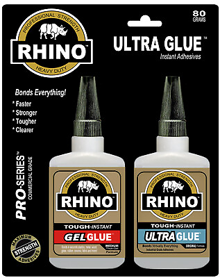 #ad Rhino Glue Ultra Kit Heavy Duty 80 Gram Clear $24.95