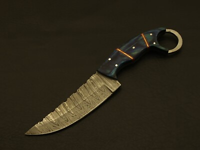 #ad Beautiful Handmade Straight Fixed Blade Karambit Hunting Knife Tactical $23.23