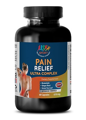 #ad Neck Shoulder Pain PAIN RELIEF ULTRA COMPLEX 610MG 1B Turmeric $20.45