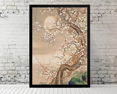#ad Japanese Art Print Framed Poster 11x17 Japanese Poster Wall Art Bedroom Decor $33.90