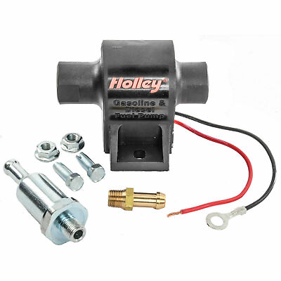 #ad Holley 12 426 Mighty Mite Electric Fuel Pump 25GPH 1.5 4 Psi All Fuel E85 Diesel $65.95