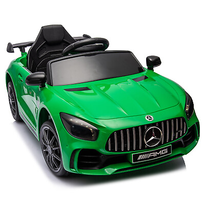 #ad 12V Kids Ride On Car Battery Powered Electric Sports Car w Remote Control Green $139.99
