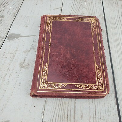 #ad Horoscope books Birthday book VTG Book Red Book With Gold USED $9.62