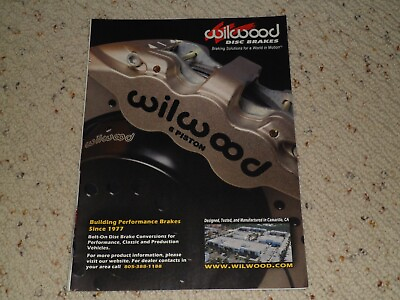 #ad 2014 WILWOOD DISC BRAKES AD ARTICLE $8.99
