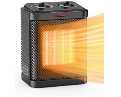 #ad 1500W Space Heater for Indoor Use Portable Electric Heater 2S Rapid Heating $19.99