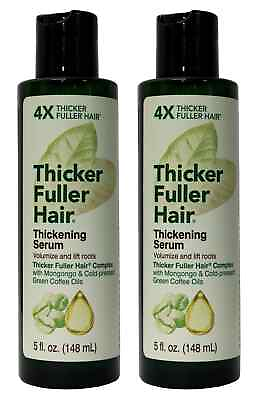 #ad 2 Pack Thicker Fuller Hair Thickening Serum Volumize amp; Lift Roots 5 fl oz $23.95